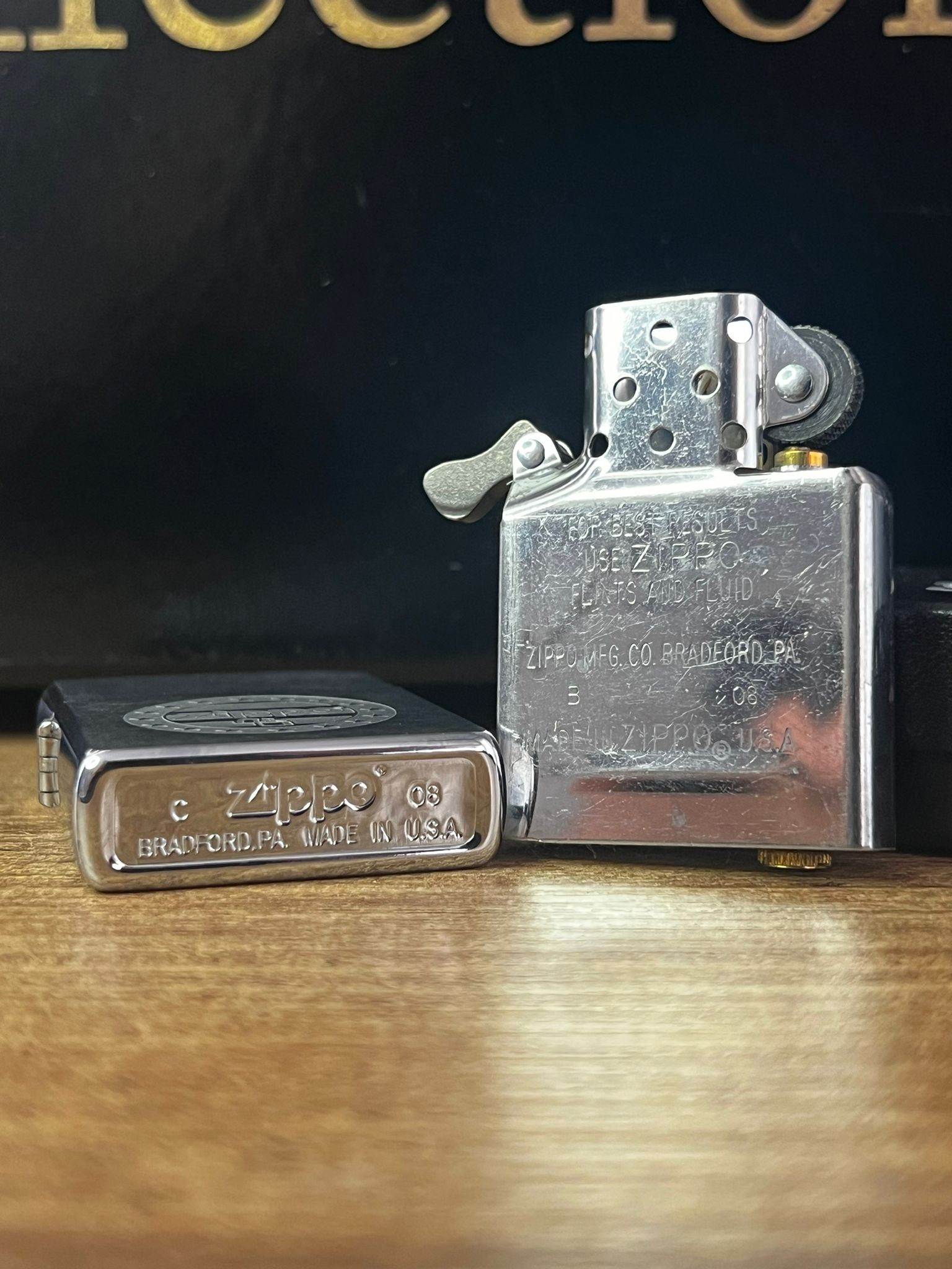 Zippo Stars & Flame Logolu Özel Model Zippo Çakmak