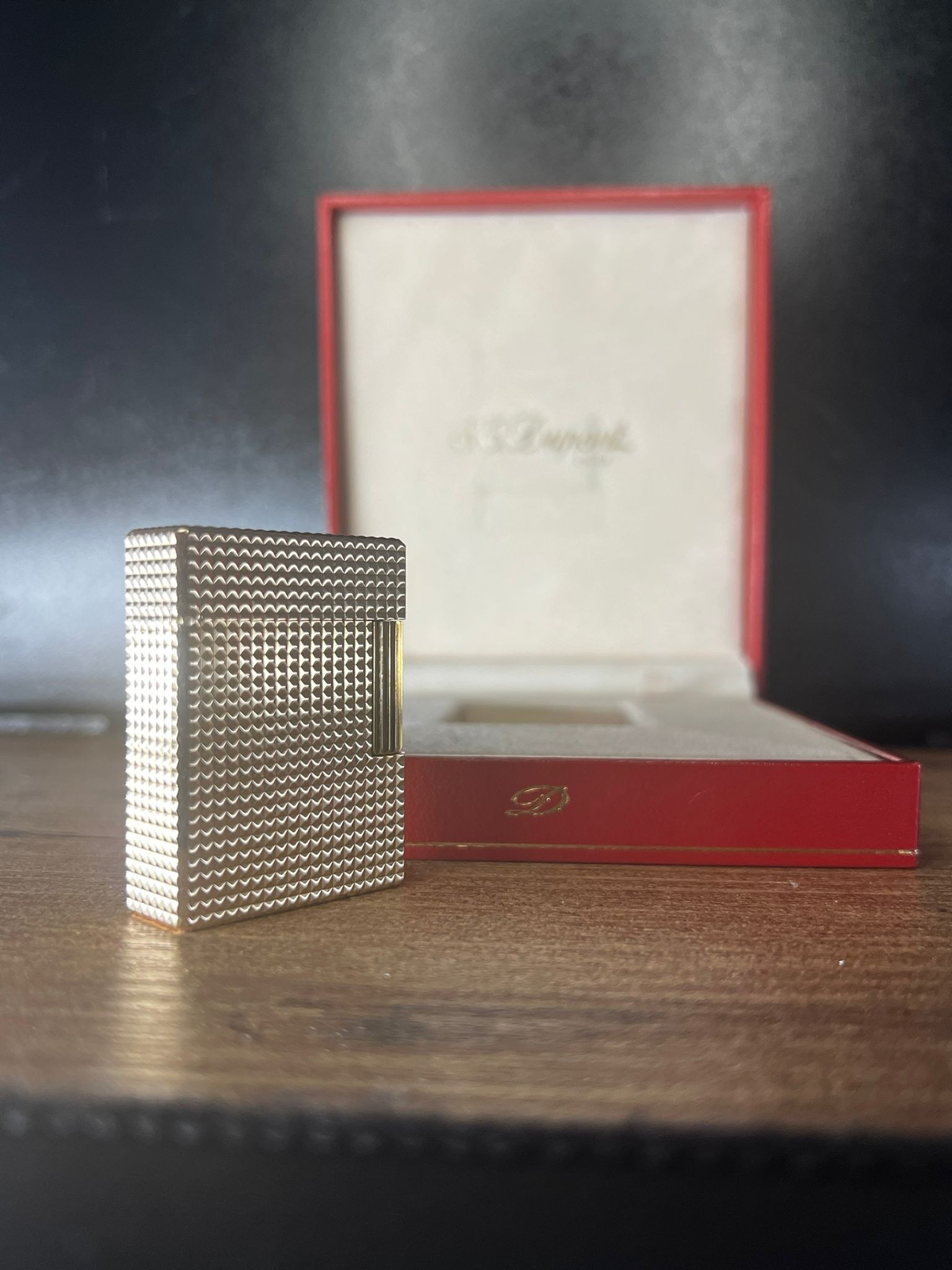 S.T. Dupont Ligne 1 – Diamond Head Finish Palladium – 1995 Dupont Çakmak