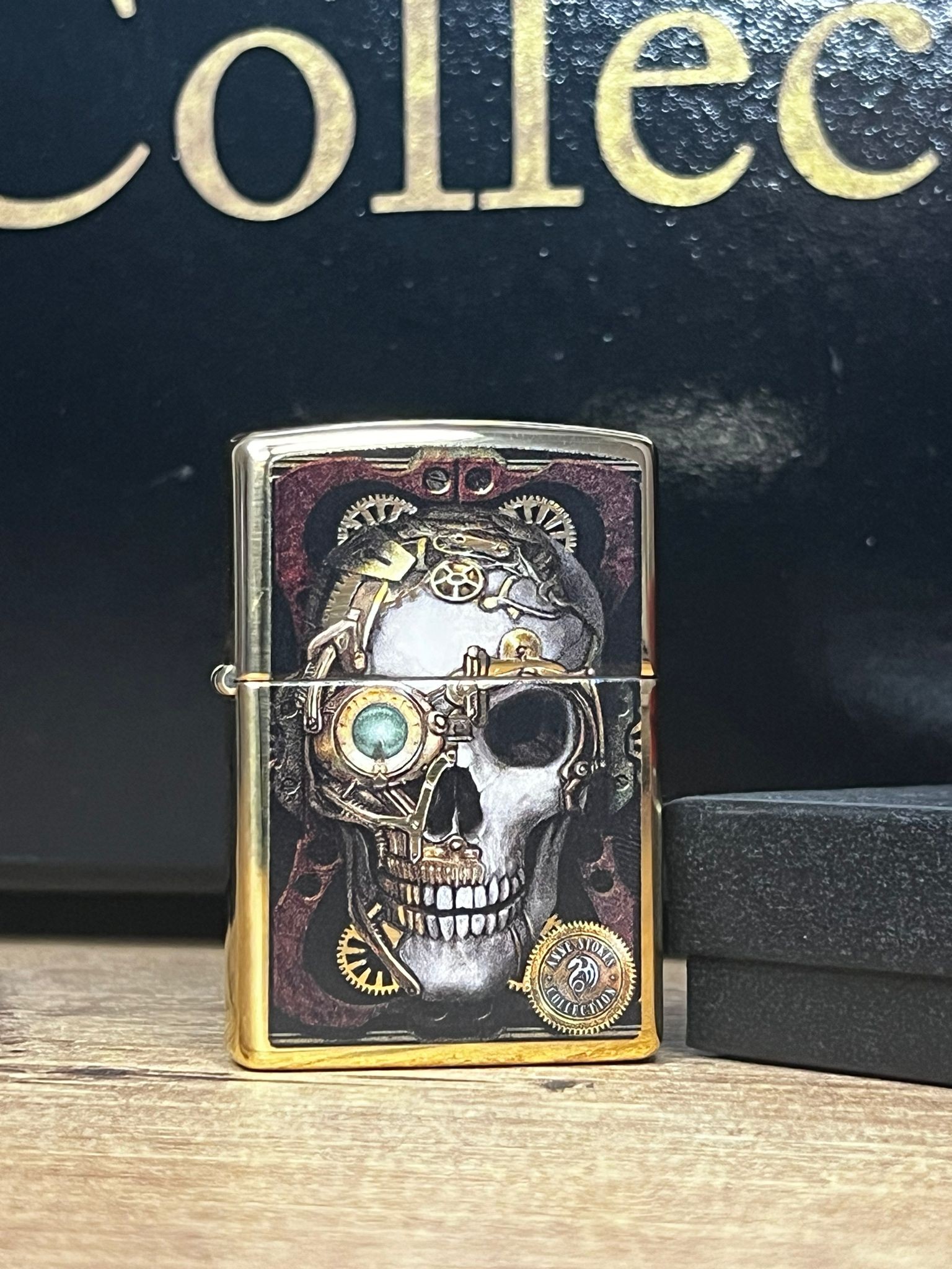 Steampunk Ruhuyla Buluşan Kurukafa zippo main variant image