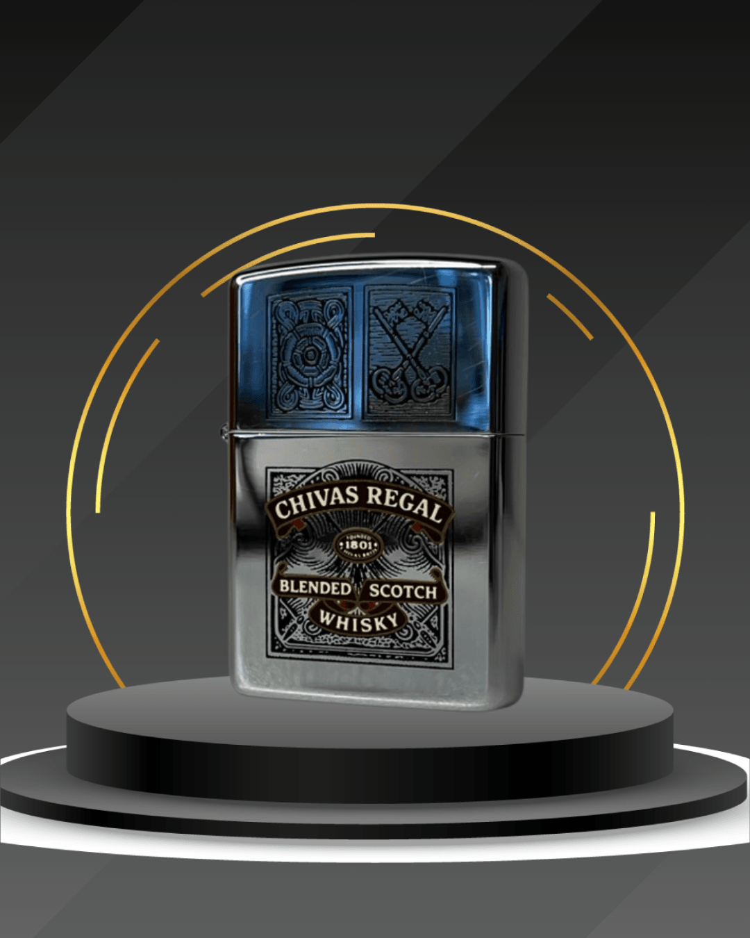 Chivas Regal Blended Scotch Whisky Zippo  K VII  K VII Zippo Çakmak main variant image