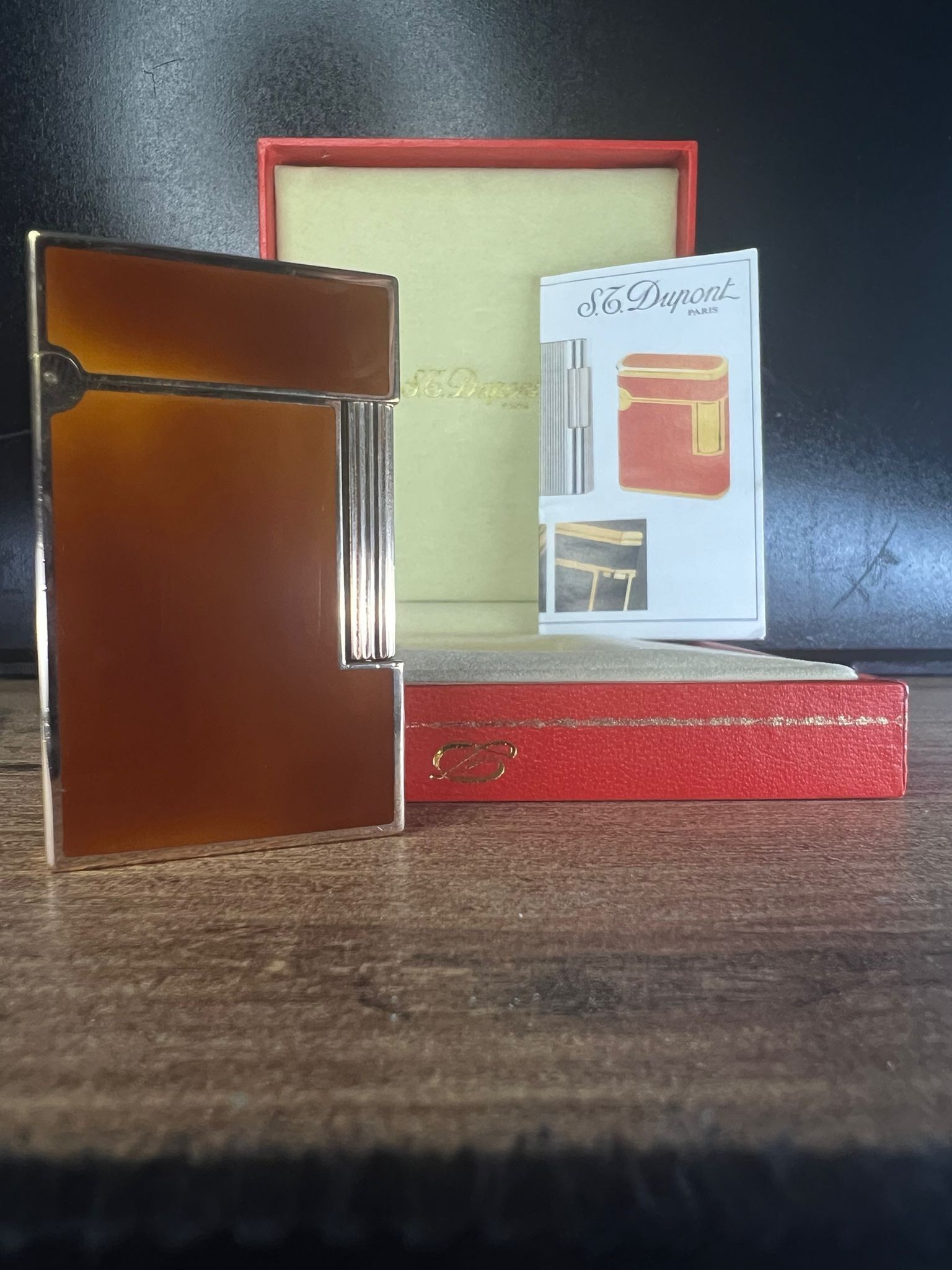 S.T. Dupont Ligne 2 – Laque de Chine Brown  Palladium – 2008 Dupont Çakmak