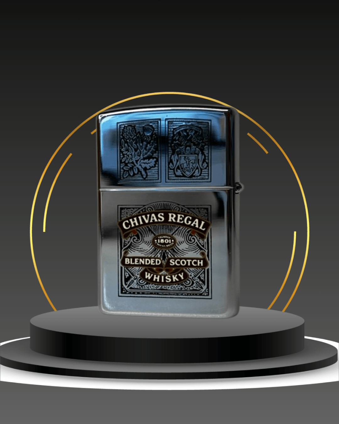 Chivas Regal Blended Scotch Whisky Zippo  K VII  K VII Zippo Çakmak