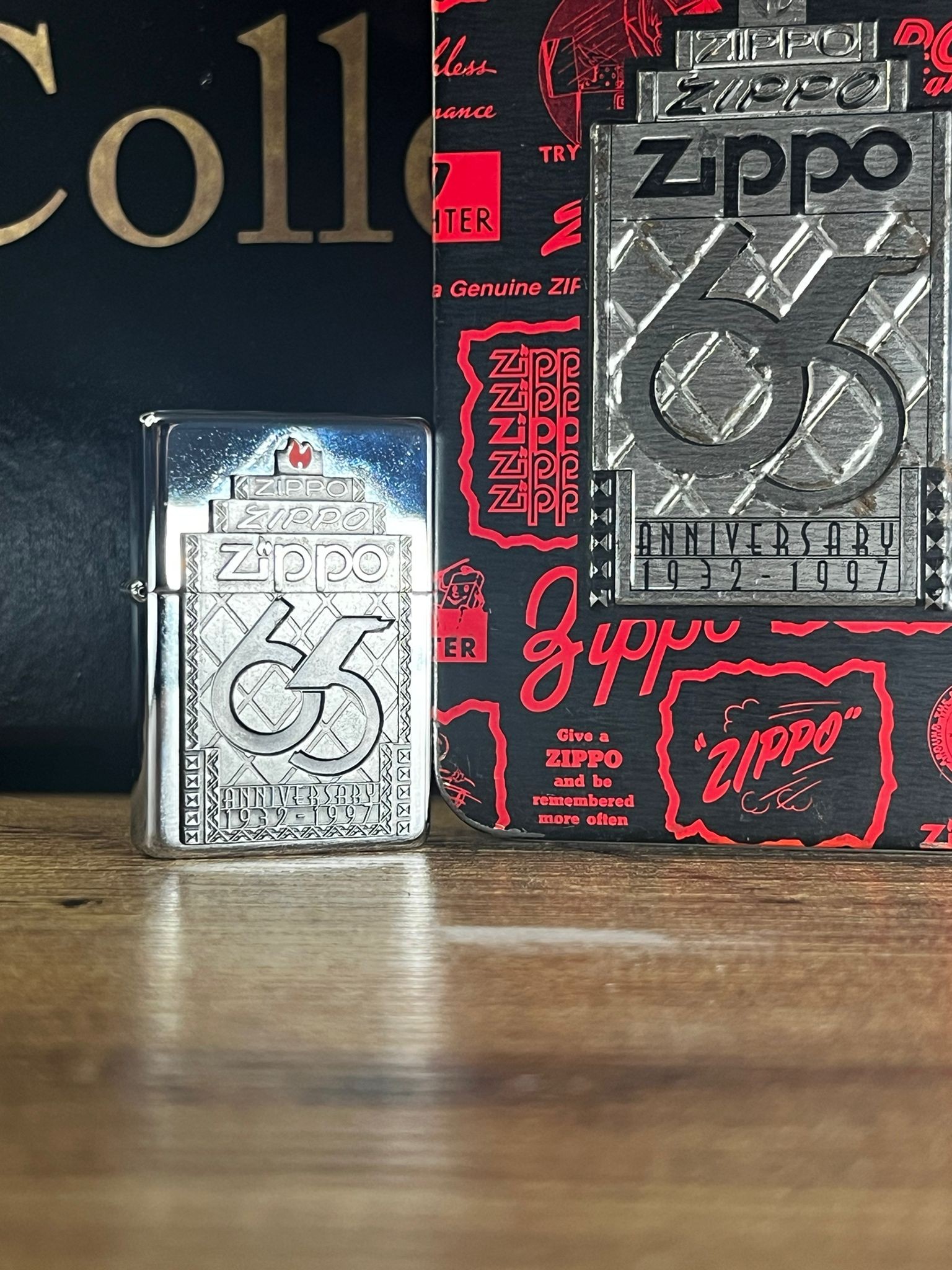 Zippo 65th Anniversary – 1932-1997 Special Edition Zippo Çakmak image