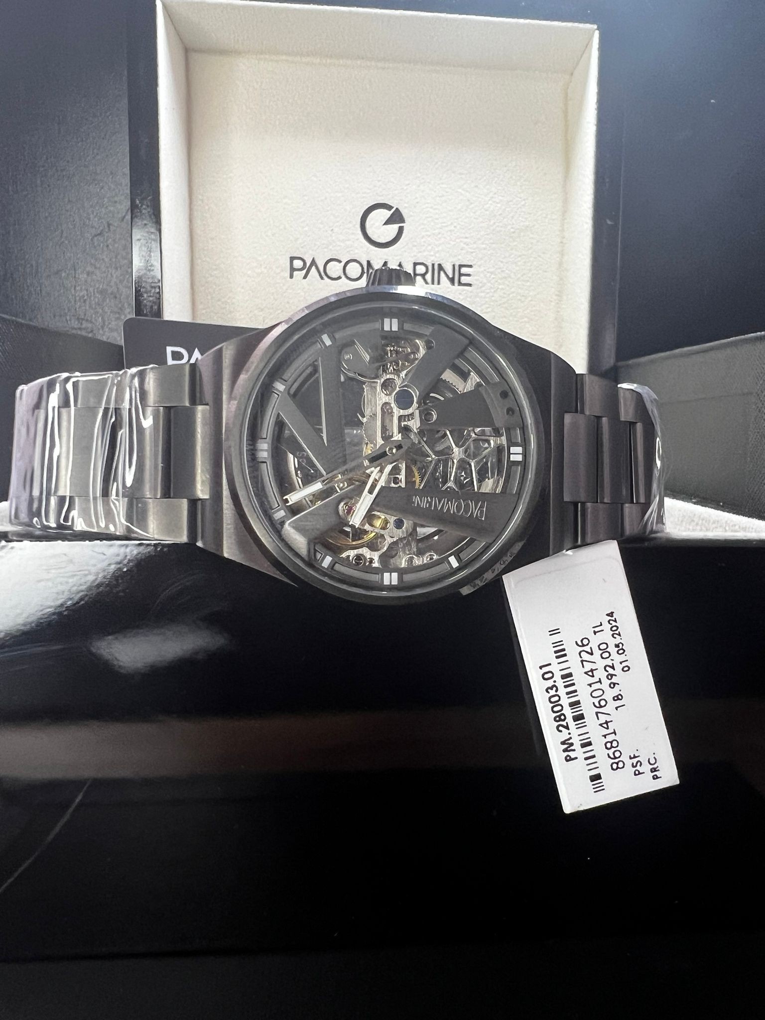 PACOMARINE PM.28003.01 – Mekanik Zarafetin Modern Yorumu PACOMARINE SAAT