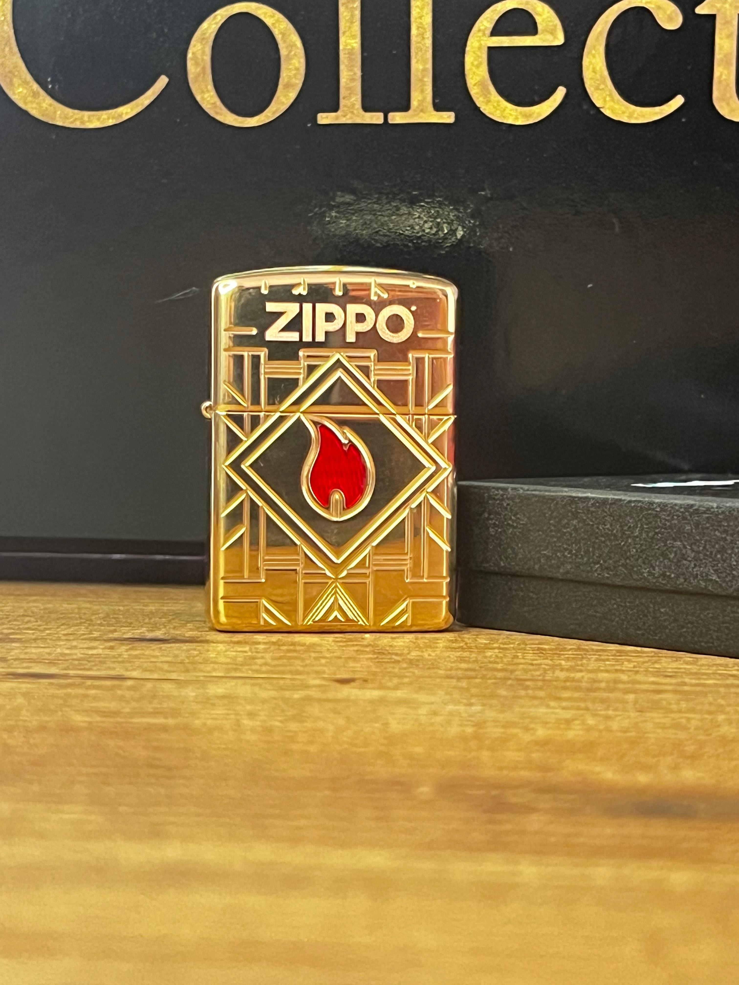 ZIPPO Flame Kabartmalı – 100 Adetlik Sınırlı Üretim | No: 037/100 image