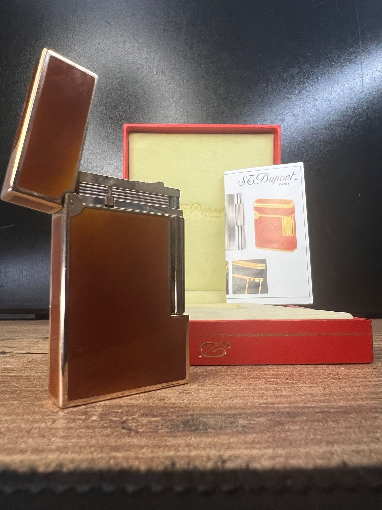 S.T. Dupont Ligne 2 – Laque de Chine Brown  Palladium – 2008 Dupont Çakmak