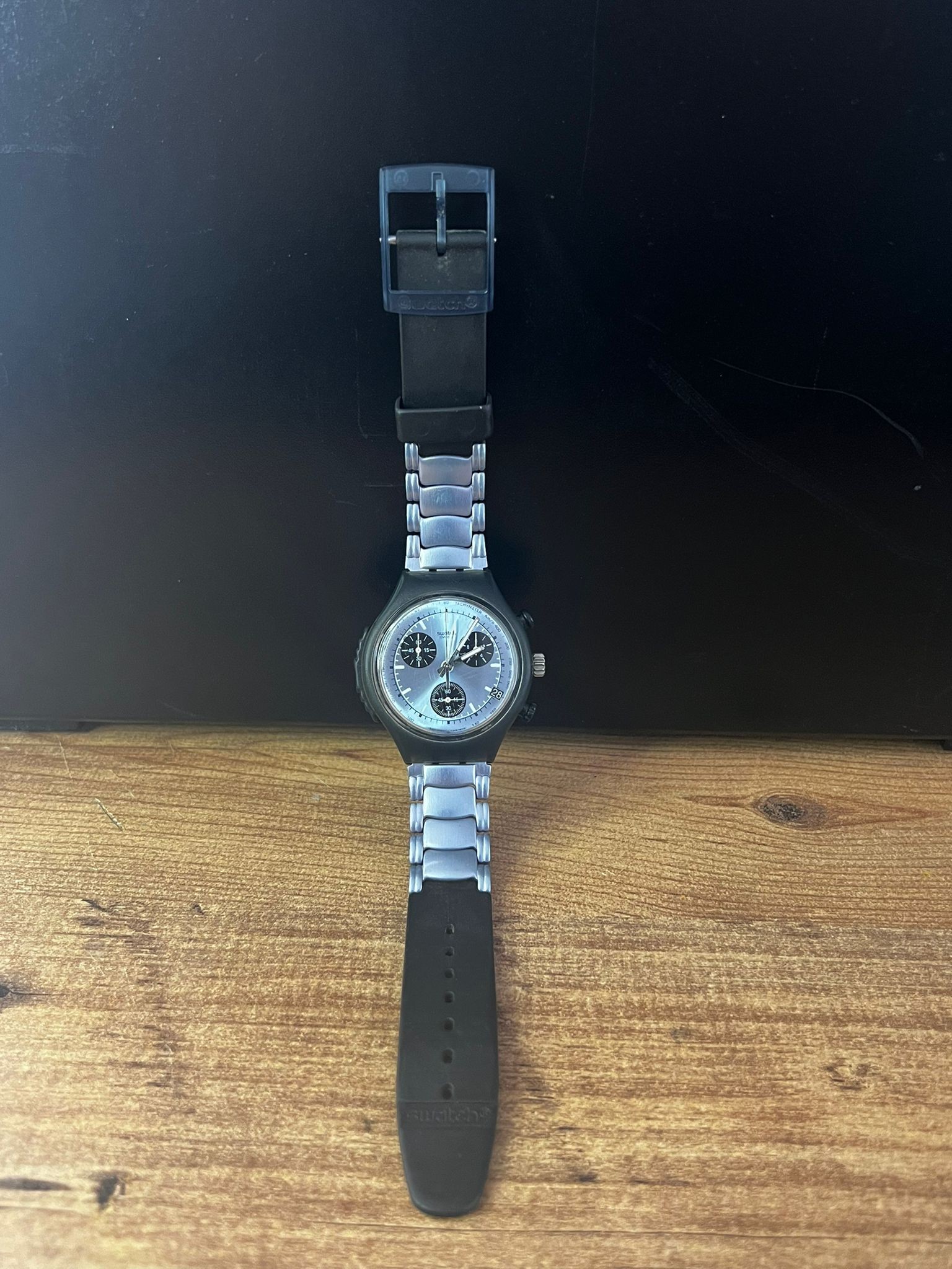 Swatch Irony Chronograph – 1998 Swiss Racing Tasarımı  Swatch  Saat