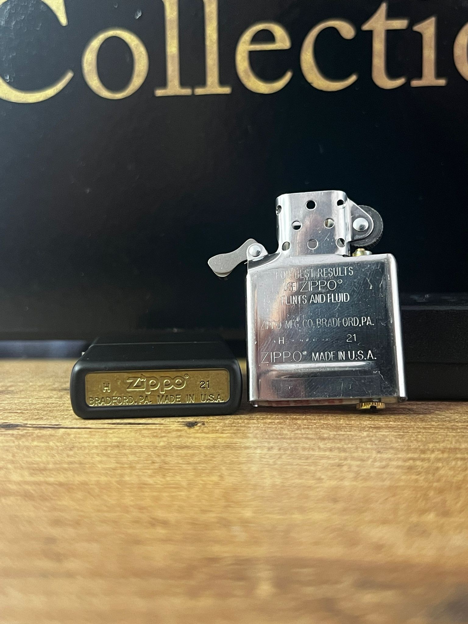 Zippo Black Matte Zippo Çakmak