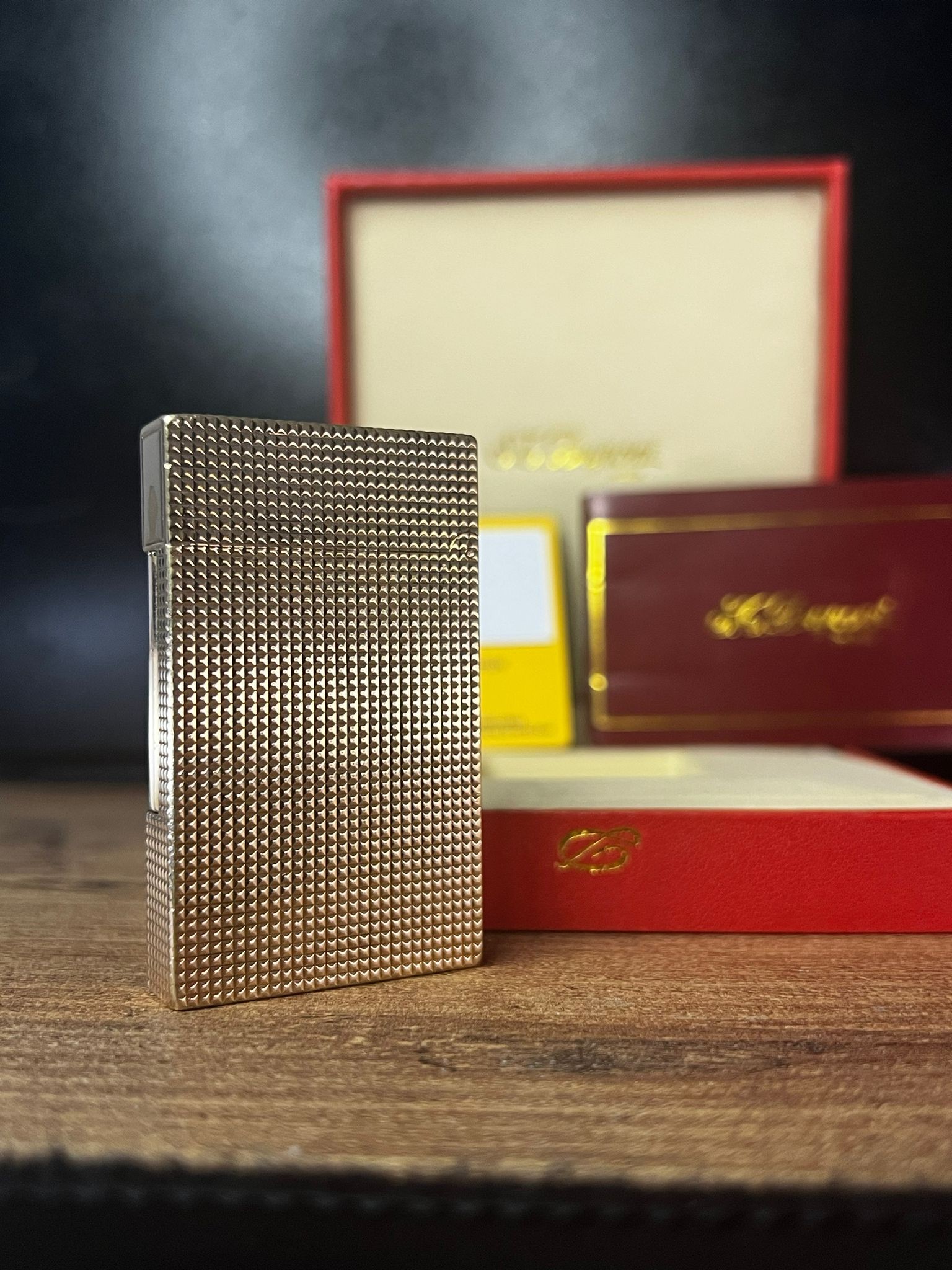 S.T. Dupont Ligne 2 – Diamond Head Platinum Finish – 1998 Dupont Çakmak