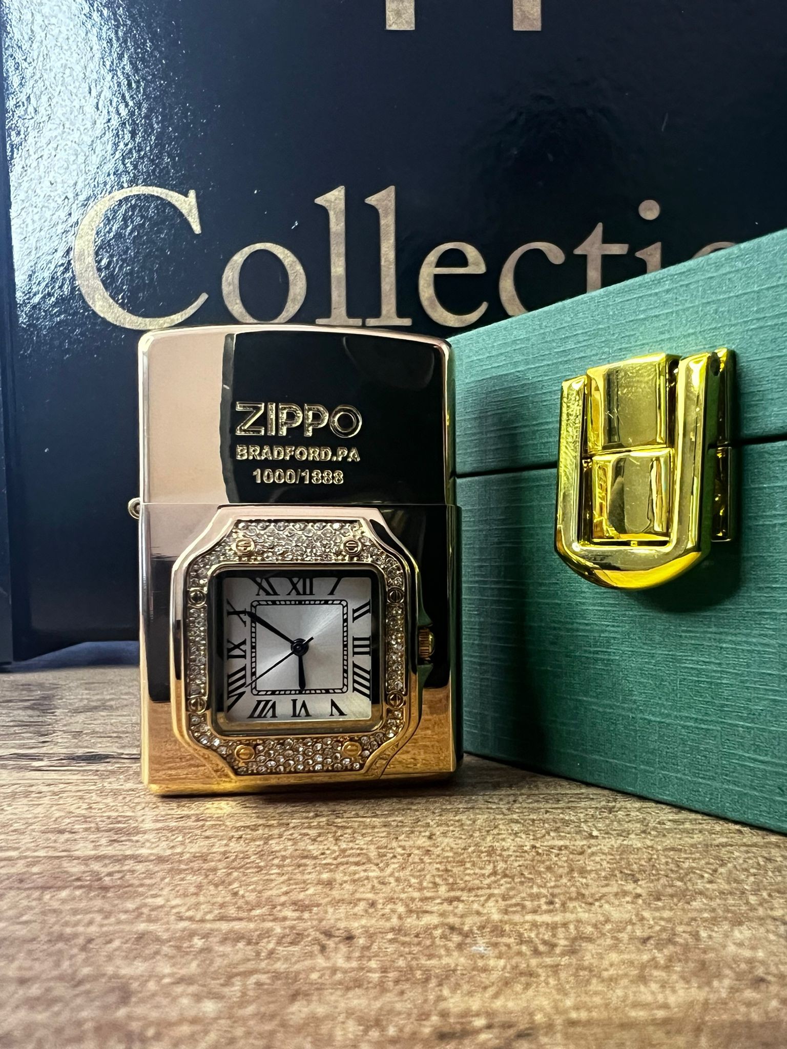 Zippo Prestige Clock Edition  Zippo Çakmak