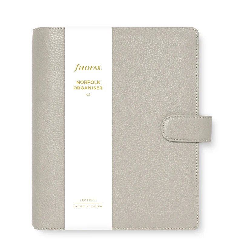 Filofax Norfolk A5 Organiser Taupe