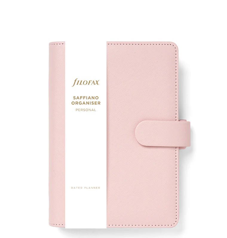 Filofax Saffiano Personal Organiser Blush