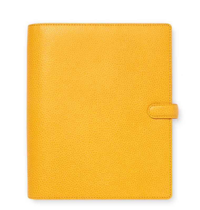 Filofax Finsbury A5 Organiser Mustard