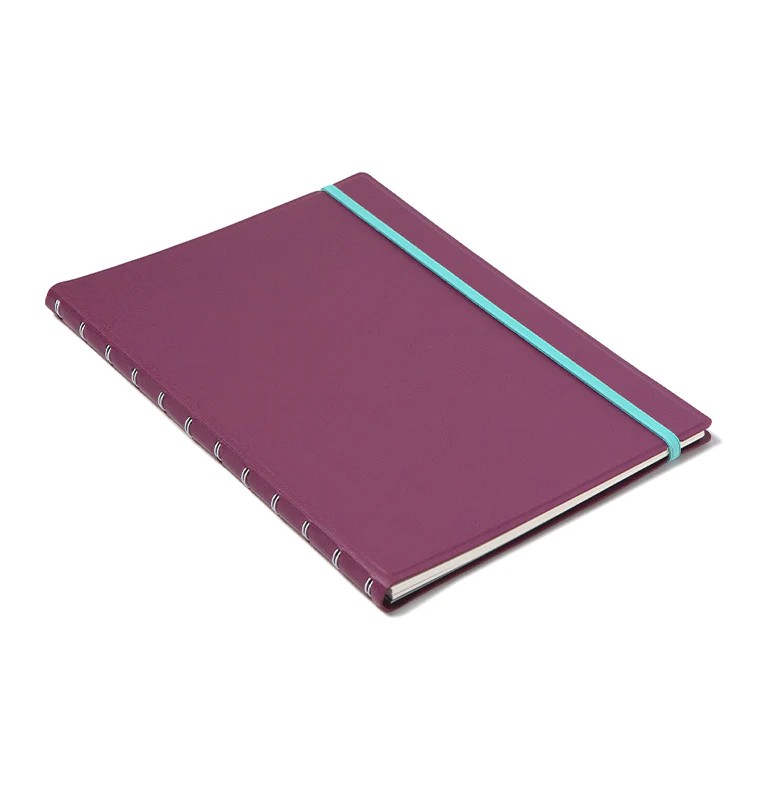 Filofax Notebook Contemporary A4 Boy Mor (Plum) Defter