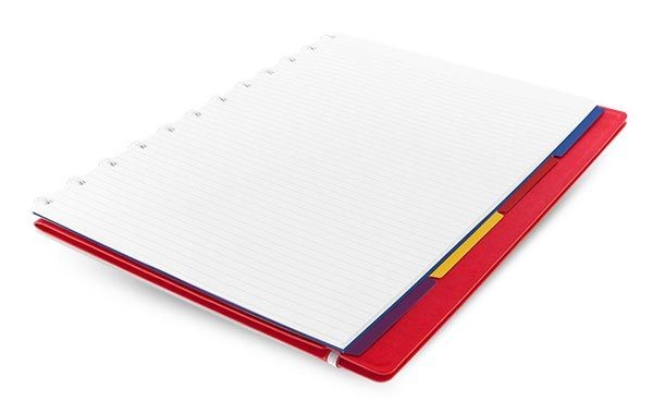 Filofax Notebook Classic A4 Boy Kırmızı (Red) Defter