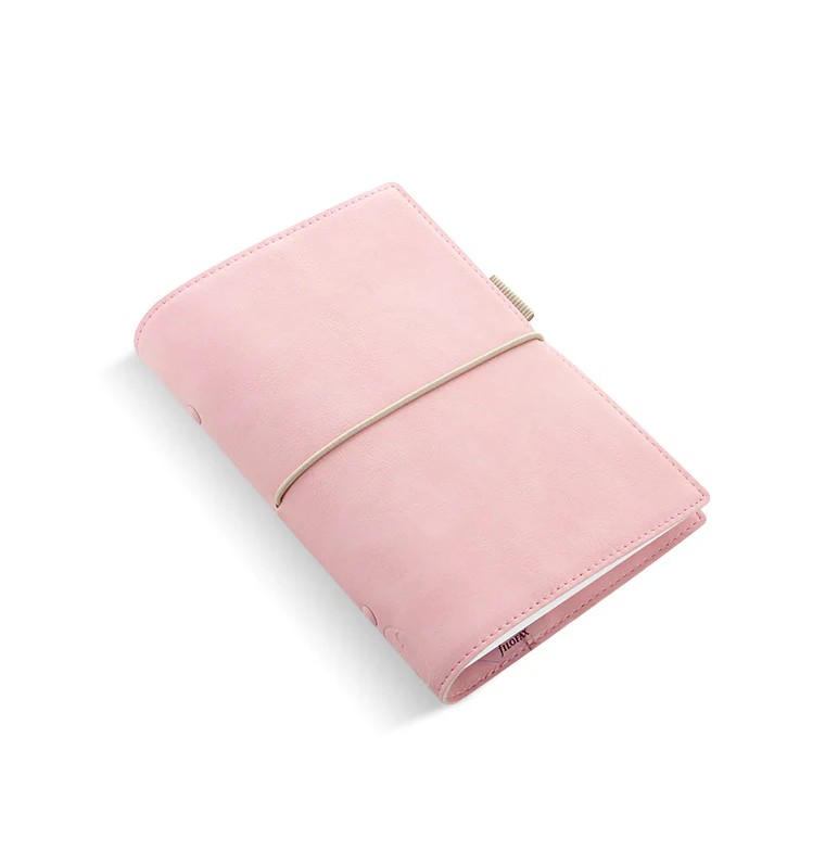 Filofax Domino Soft Personal Organiser Pale Pink