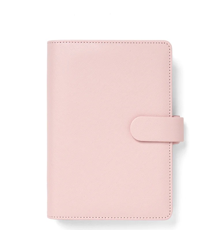 Filofax Saffiano Personal Organiser Blush