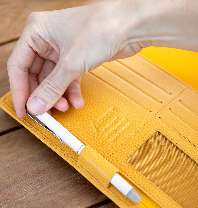 Filofax Finsbury A5 Organiser Mustard