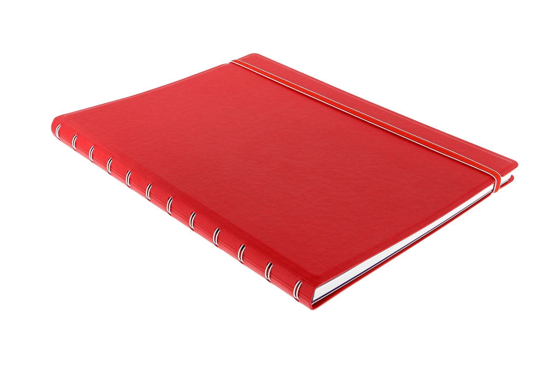 Filofax Notebook Classic A4 Boy Kırmızı (Red) Defter