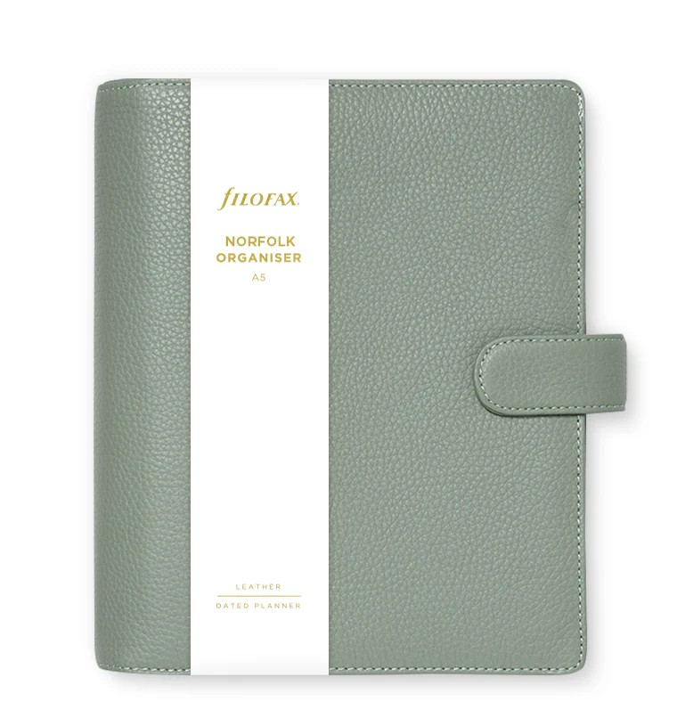 Filofax Norflok A5 Organiser Sage