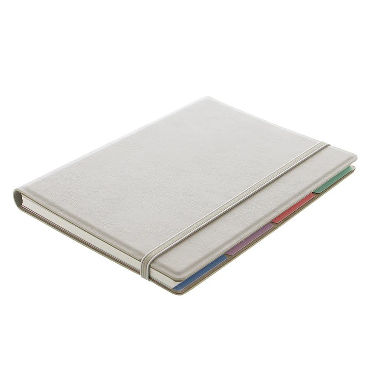 Filofax Classic Pastels A5 Boy Açık Gri (Stone) Defter