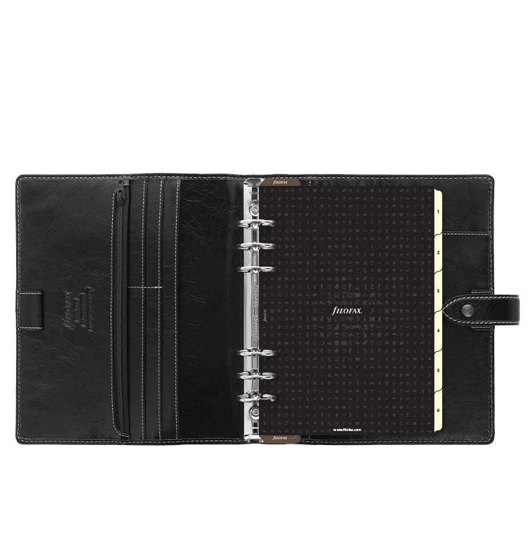 Filofax Malden A5 Organiser Black