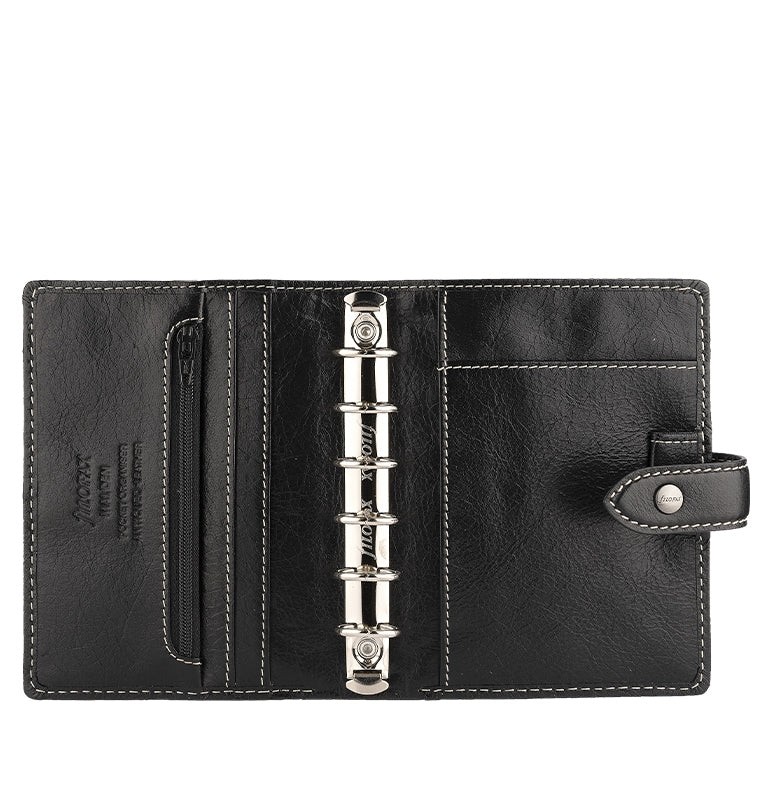 Filofax Malden Pocket Organiser Black