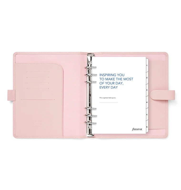 Filofax Saffiano A5 Organiser Blush