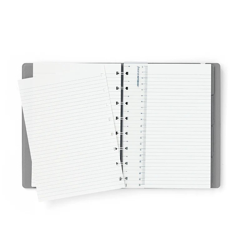 Filofax Contemporary A5 Boy Gri (Graphite) Defter