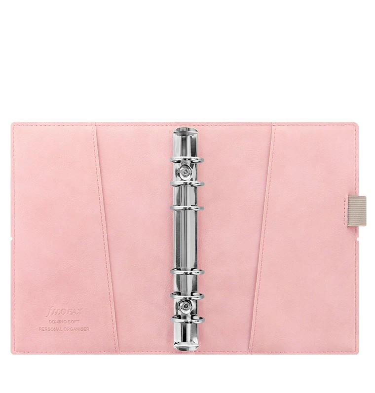 Filofax Domino Soft Personal Organiser Pale Pink