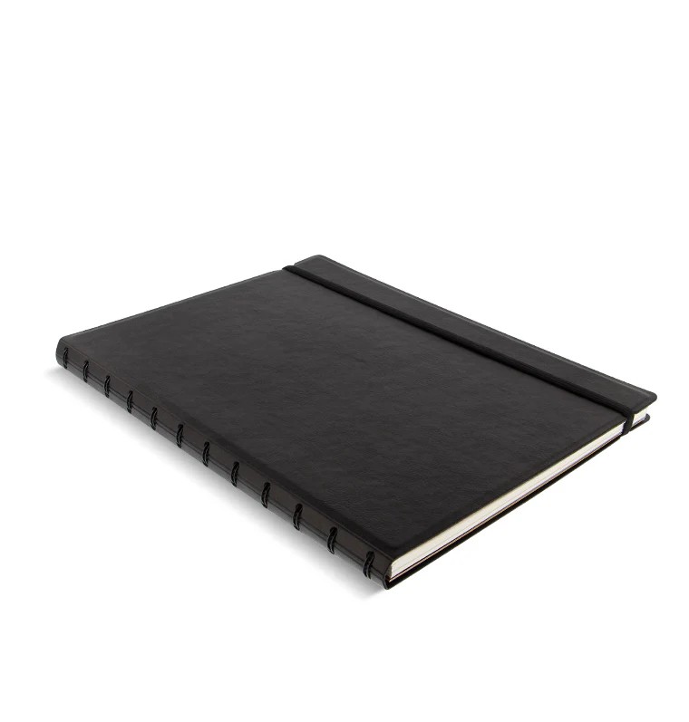 Filofax Notebook Classic A4 Boy Siyah (Black) Defter