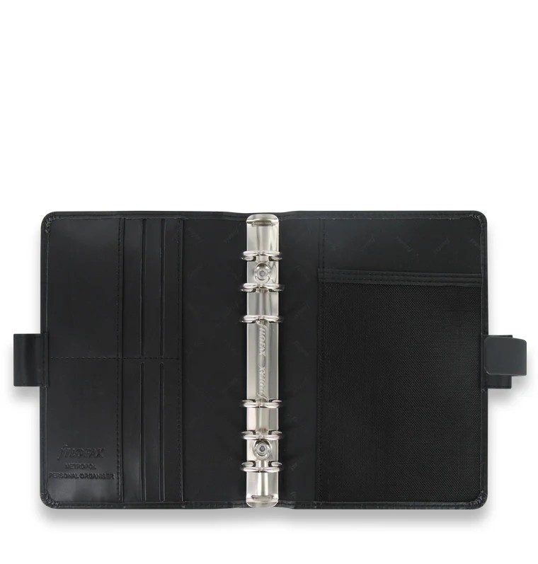 Filofax Metropol Personal Organiser Black