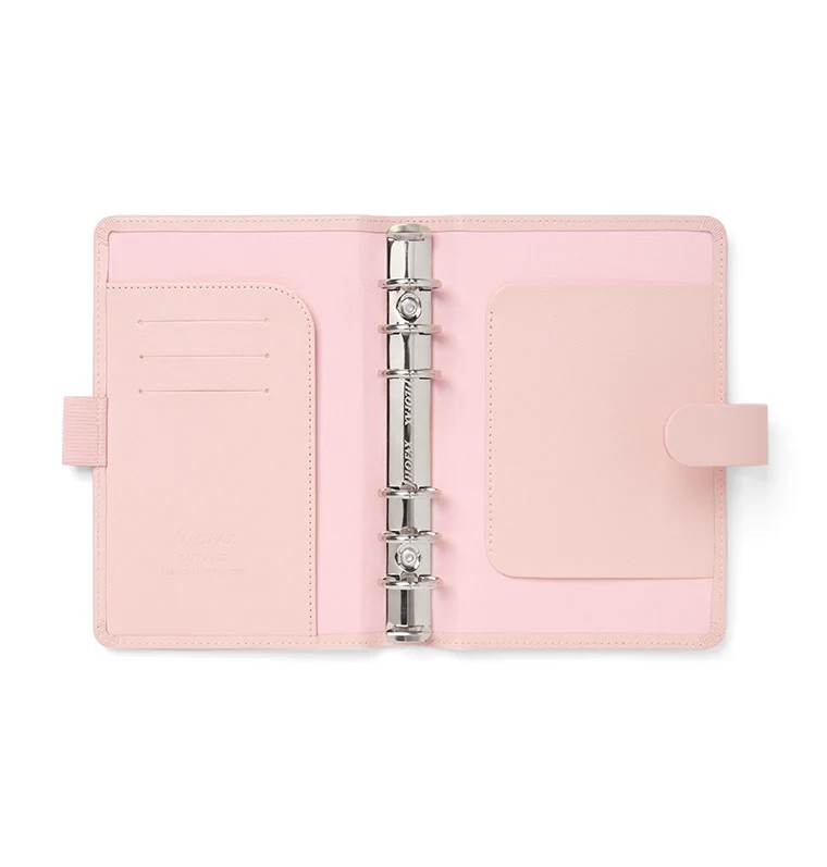 Filofax Saffiano Personal Organiser Blush