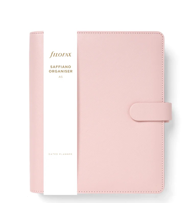 Filofax Saffiano A5 Organiser Blush