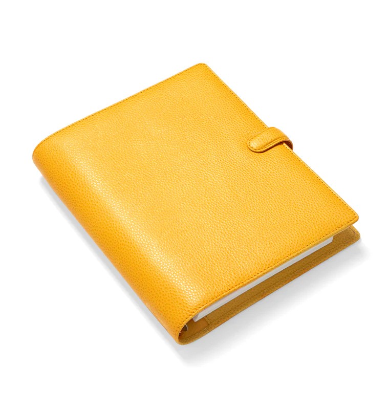 Filofax Finsbury A5 Organiser Mustard