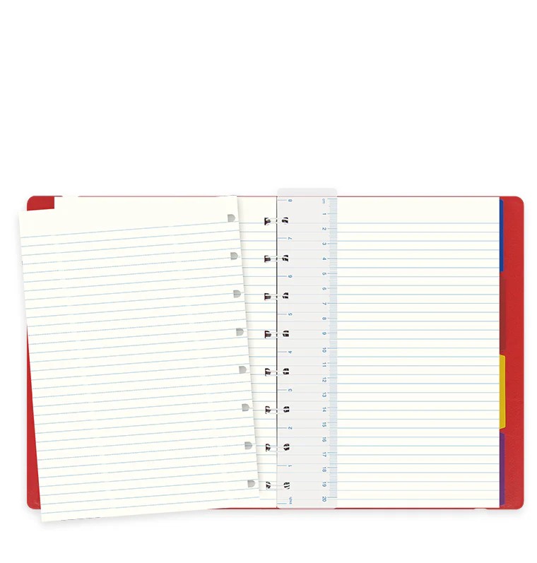 Filofax Classic A5 Boy Kırmızı (Red) Defter