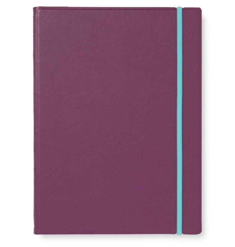 Filofax Notebook Contemporary A4 Boy Mor (Plum) Defter