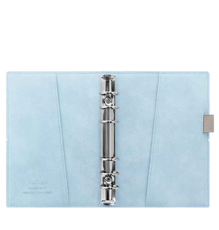 Filofax Domino Soft Personal Organiser Pale Blue