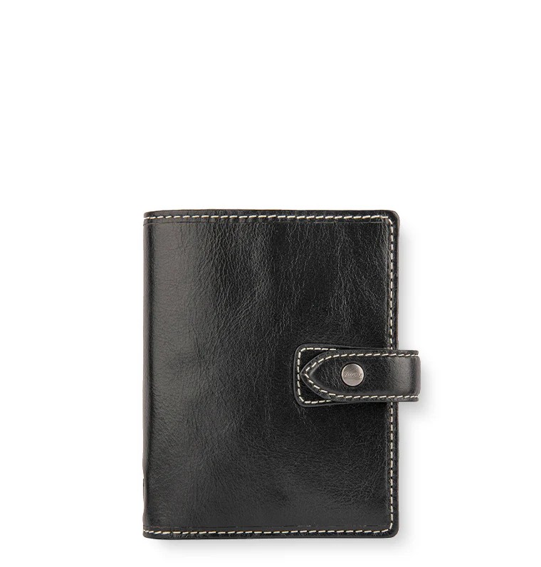 Filofax Malden Pocket Organiser Black