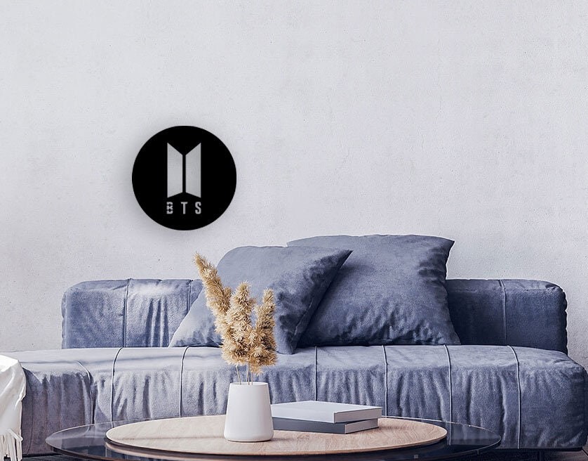 BTS Logo Metal Duvar Tablosu