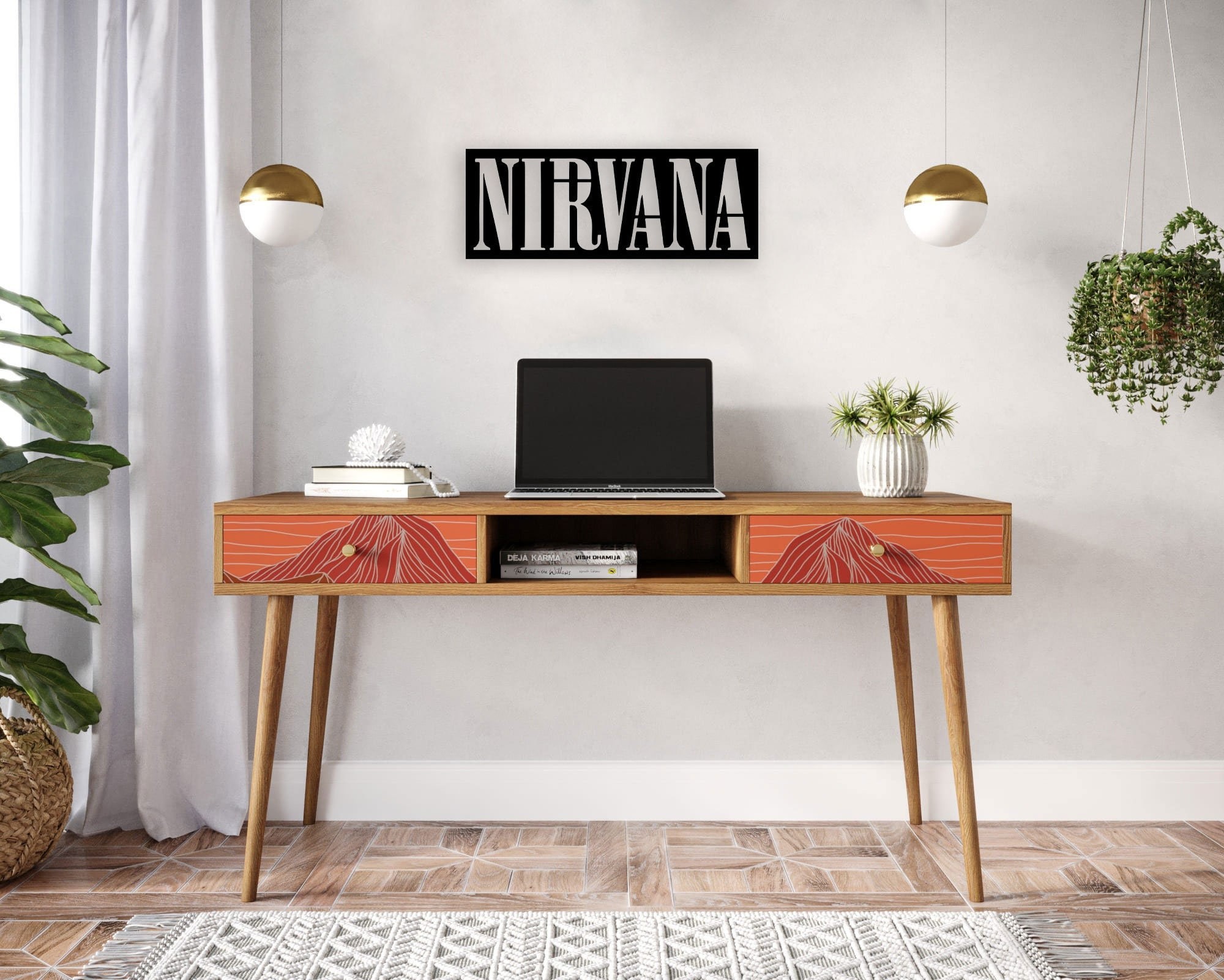 Nirvana Metal Duvar Tablosu