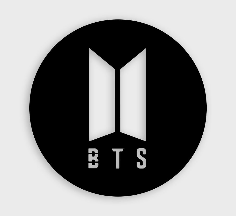 BTS Logo Metal Duvar Tablosu