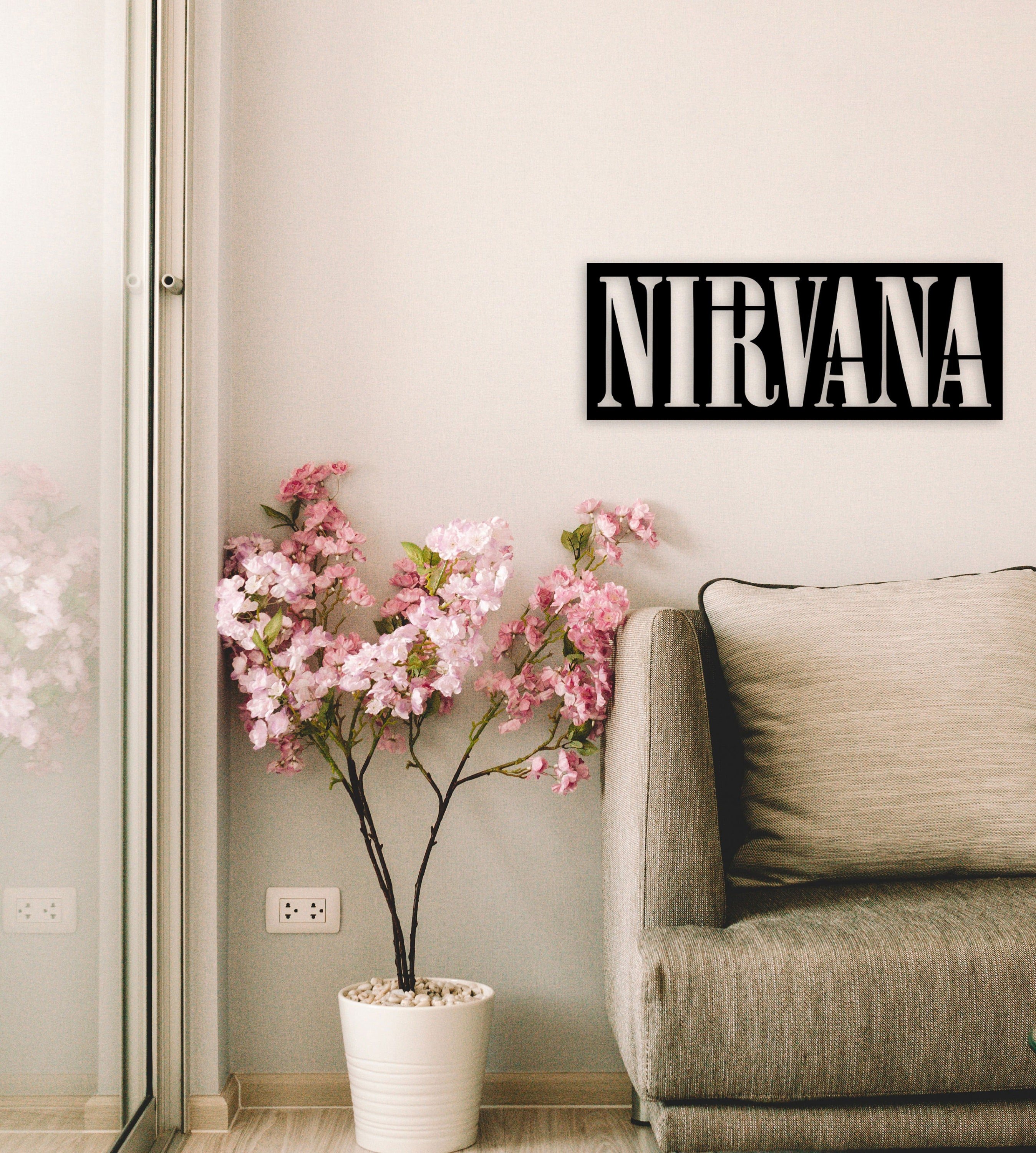 Nirvana Metal Duvar Tablosu