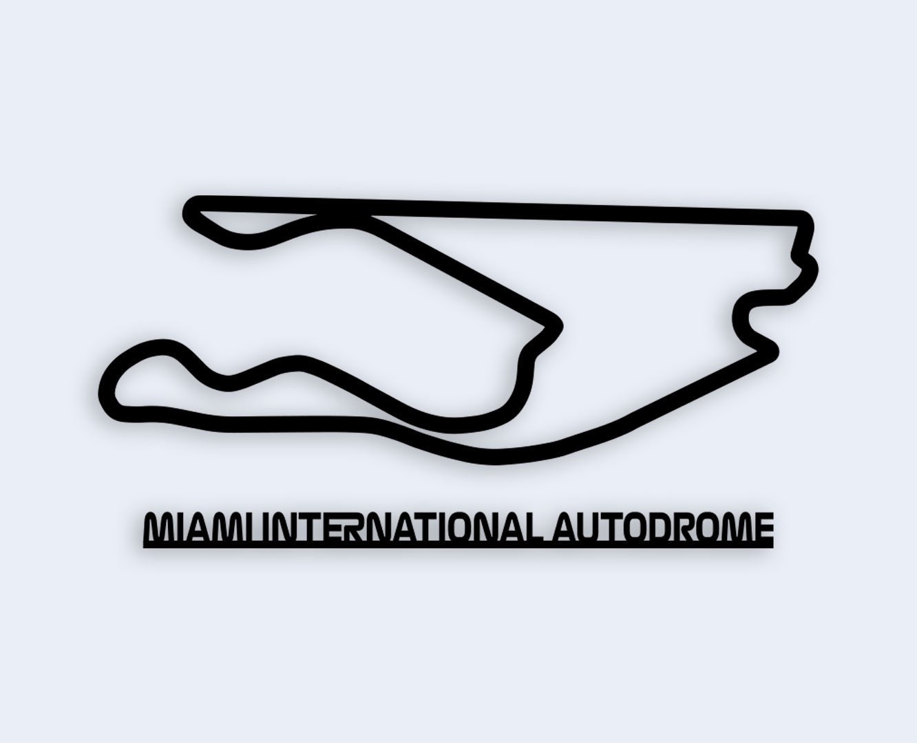 Miami Grand Prix Metal Duvar Tablosu