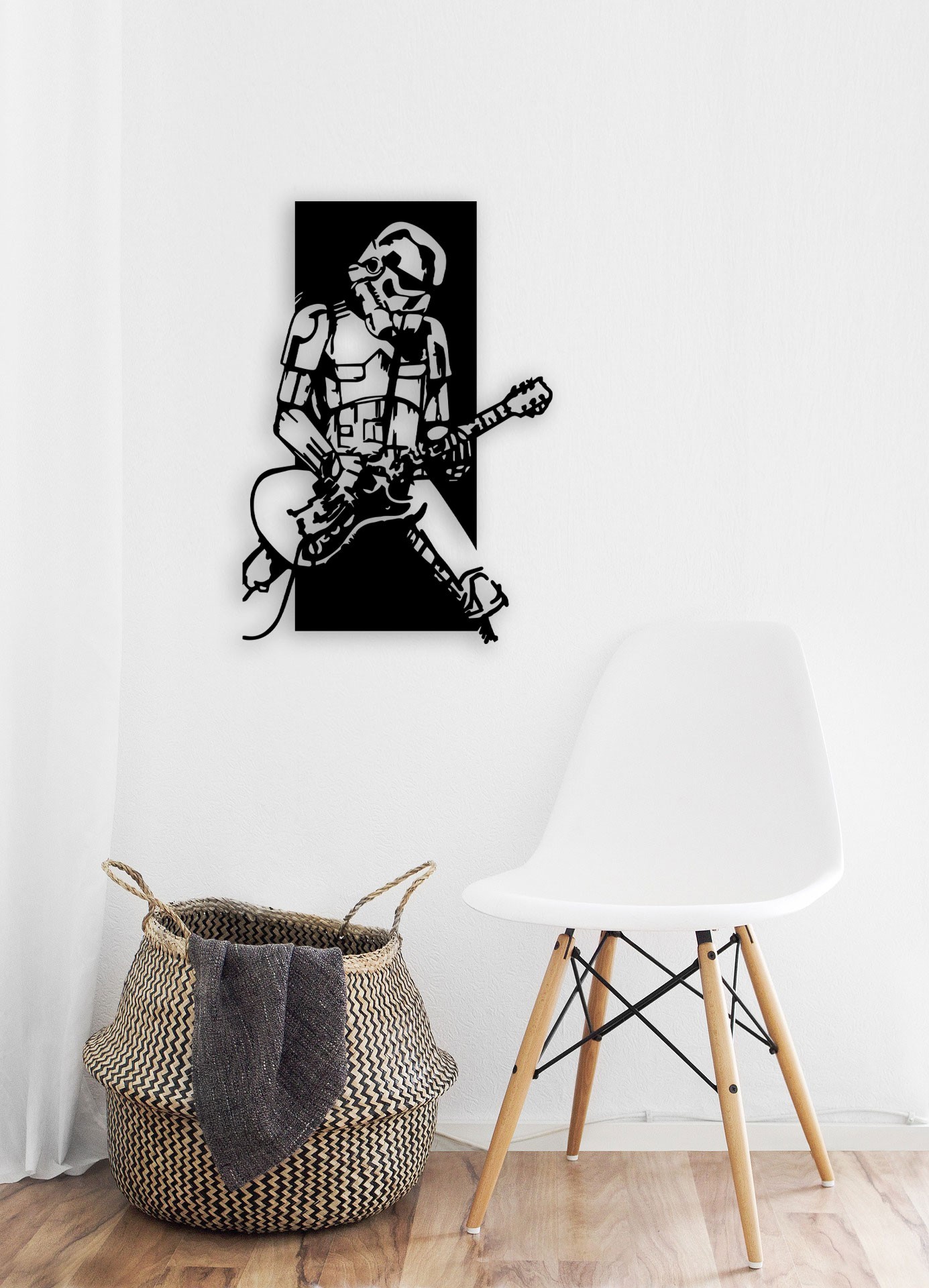 Star Wars Stormtrooper Rock Star Metal Duvar Tablosu