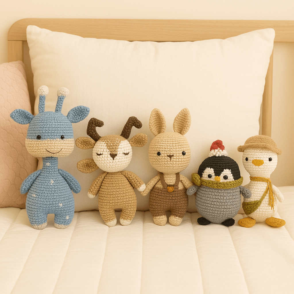 Welcome Baby Set 2 (Name Embroidered Blanket + Handmade Toy + Newborn Set)