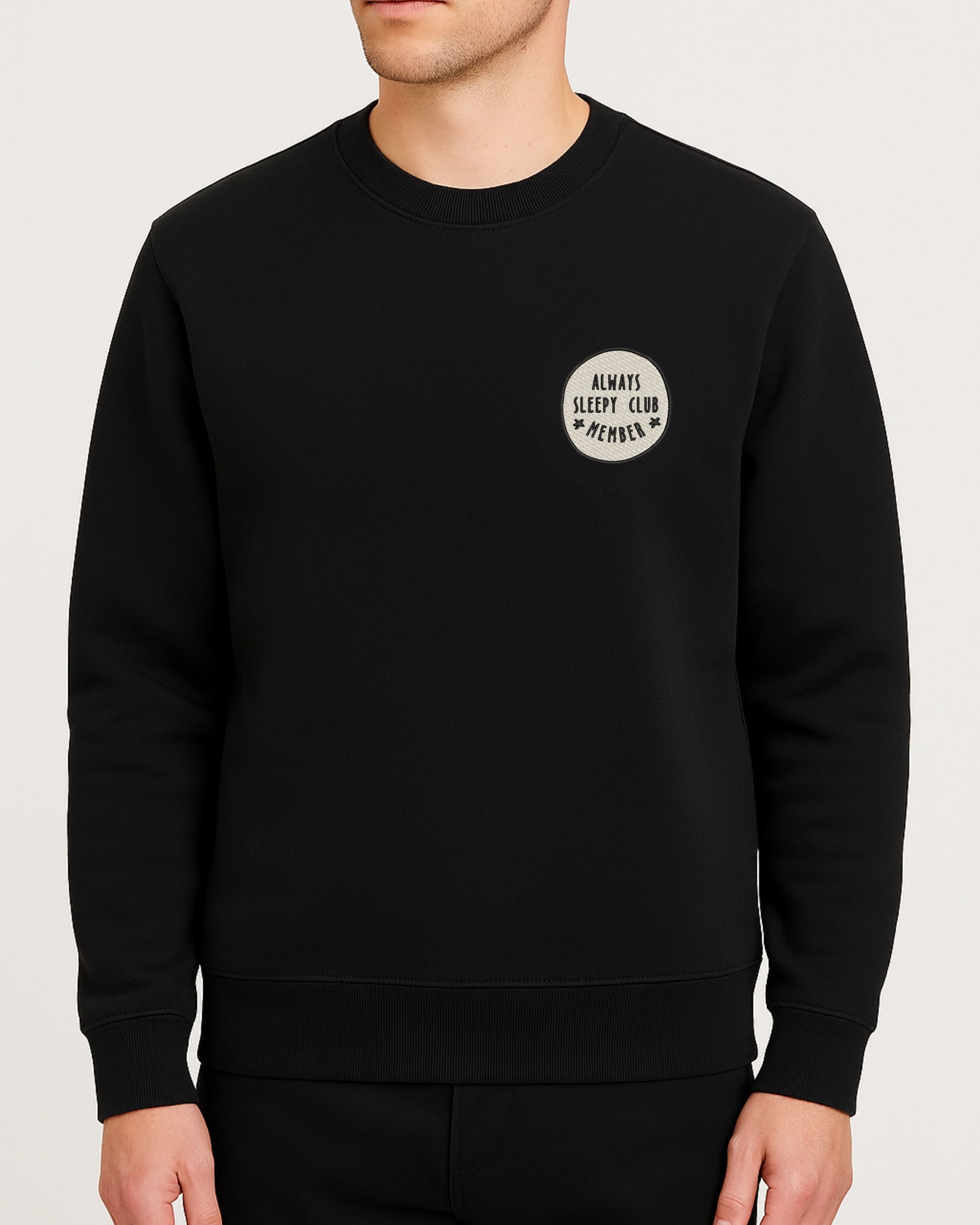 Always Sleepy - Siyah Sweatshirt