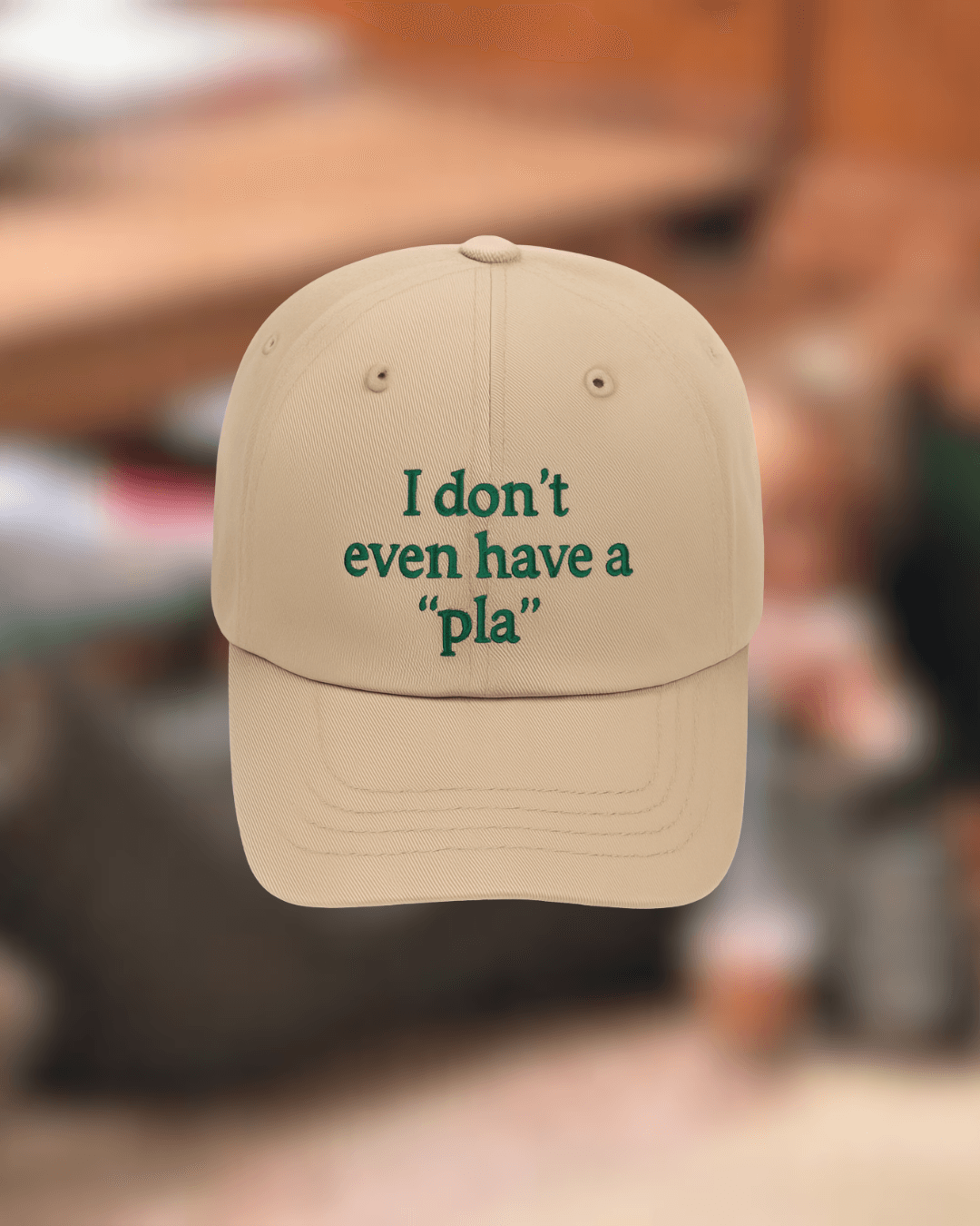 Friends Collection - Nakışlı Şapka - I don't even have a "Pla"