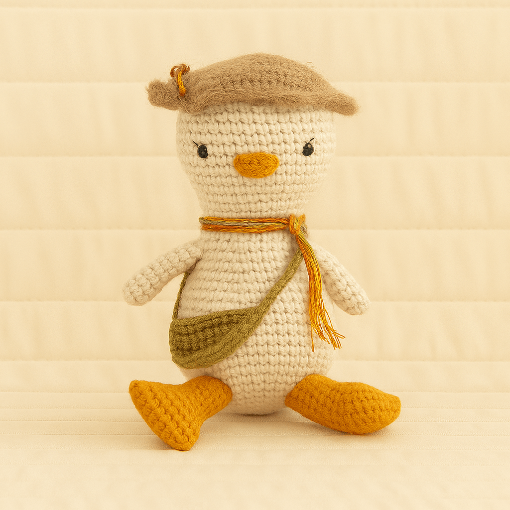 El Yapımı Amigurumi Oyuncak - Ördek