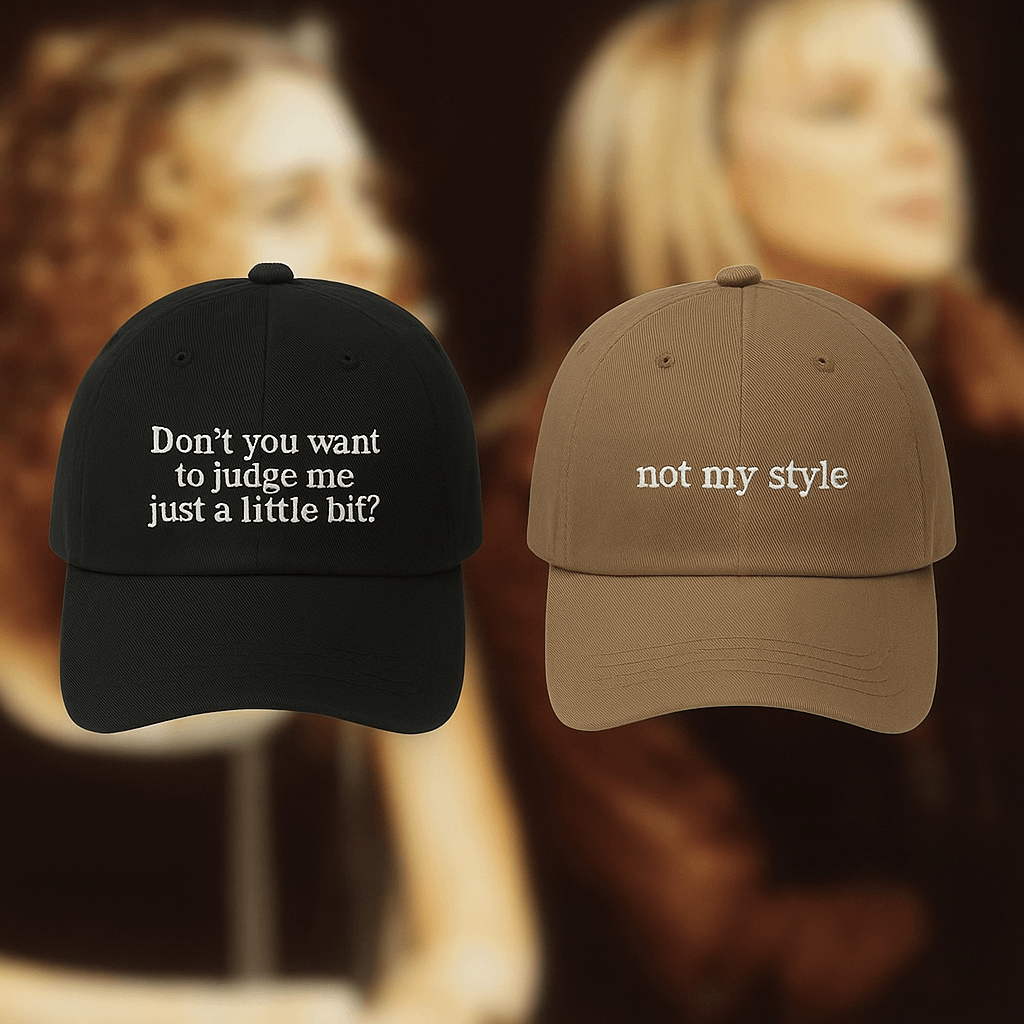 SATC - İkili Carrie & Samantha Nakışlı Şapka
